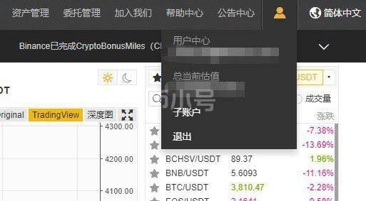 如何使用币安平台的子母账户功能？ - 币界网